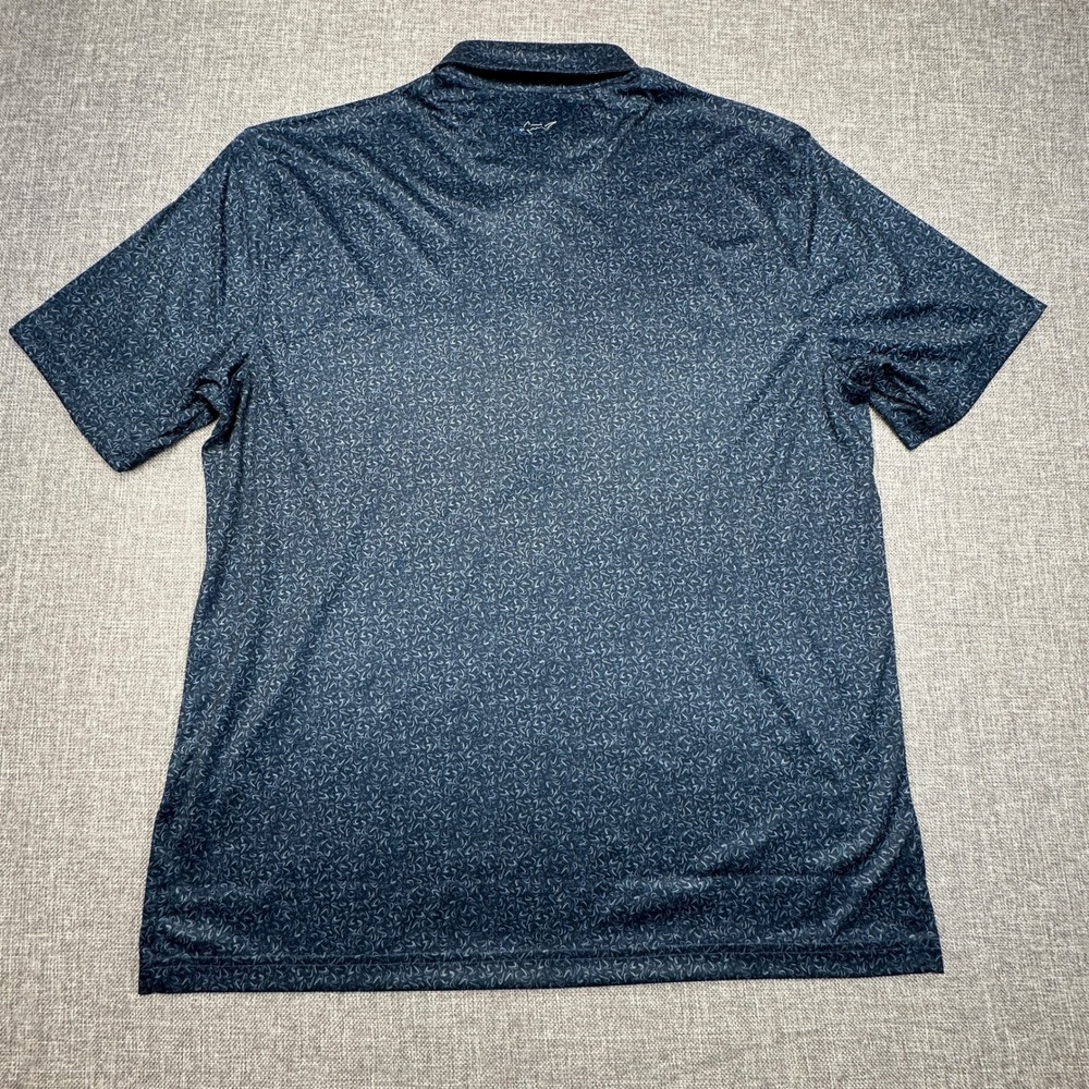 Greg Norman Polo‎ Shirt Mens Large Navy Blue ML75 Play Dry Golf Performance NEW - Picture 3 of 10